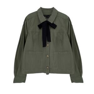 VERONICA BEARD Weslyn Jacket Army Green M
